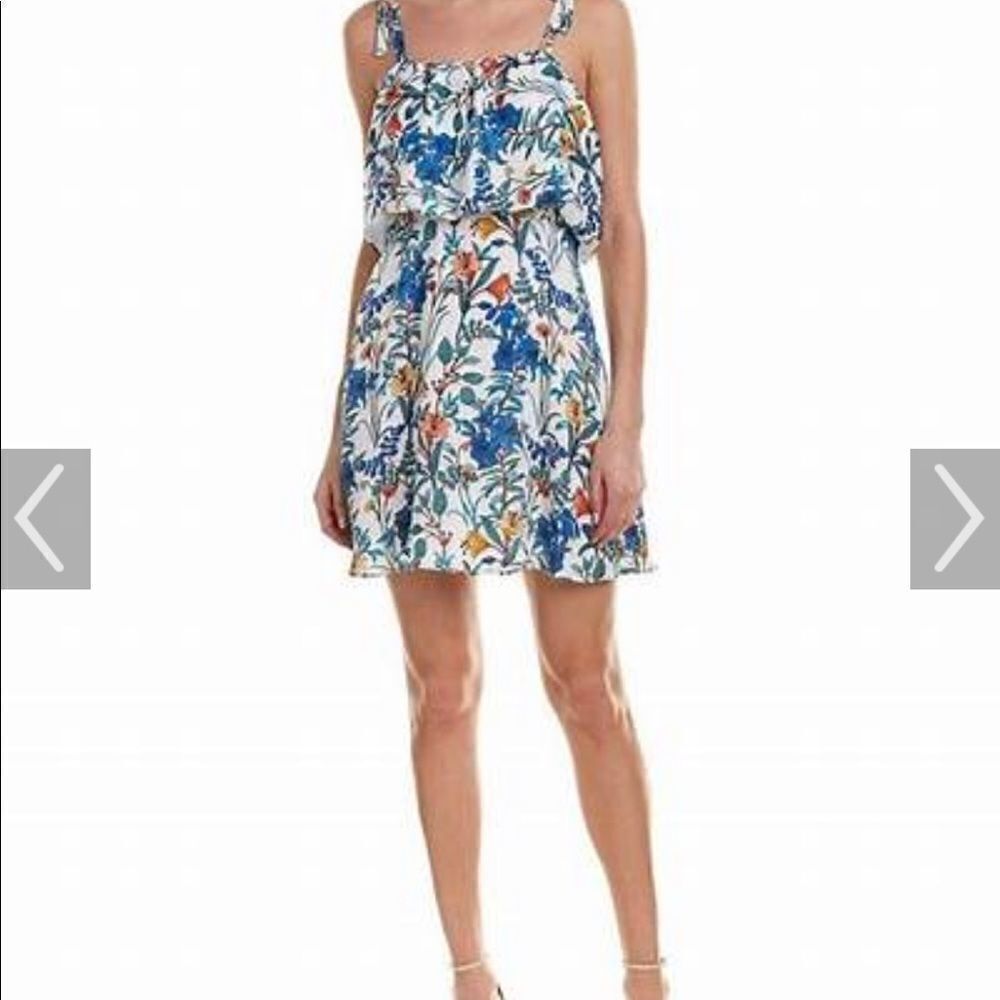 Parker Tulum pop over floral dress. Pristine condition.